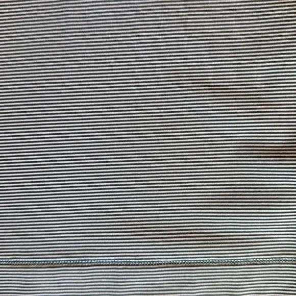 Peter Millar Light Blue with Navy stripe, Summer Comfort Polo Shirt, size large - Picture 4 of 6